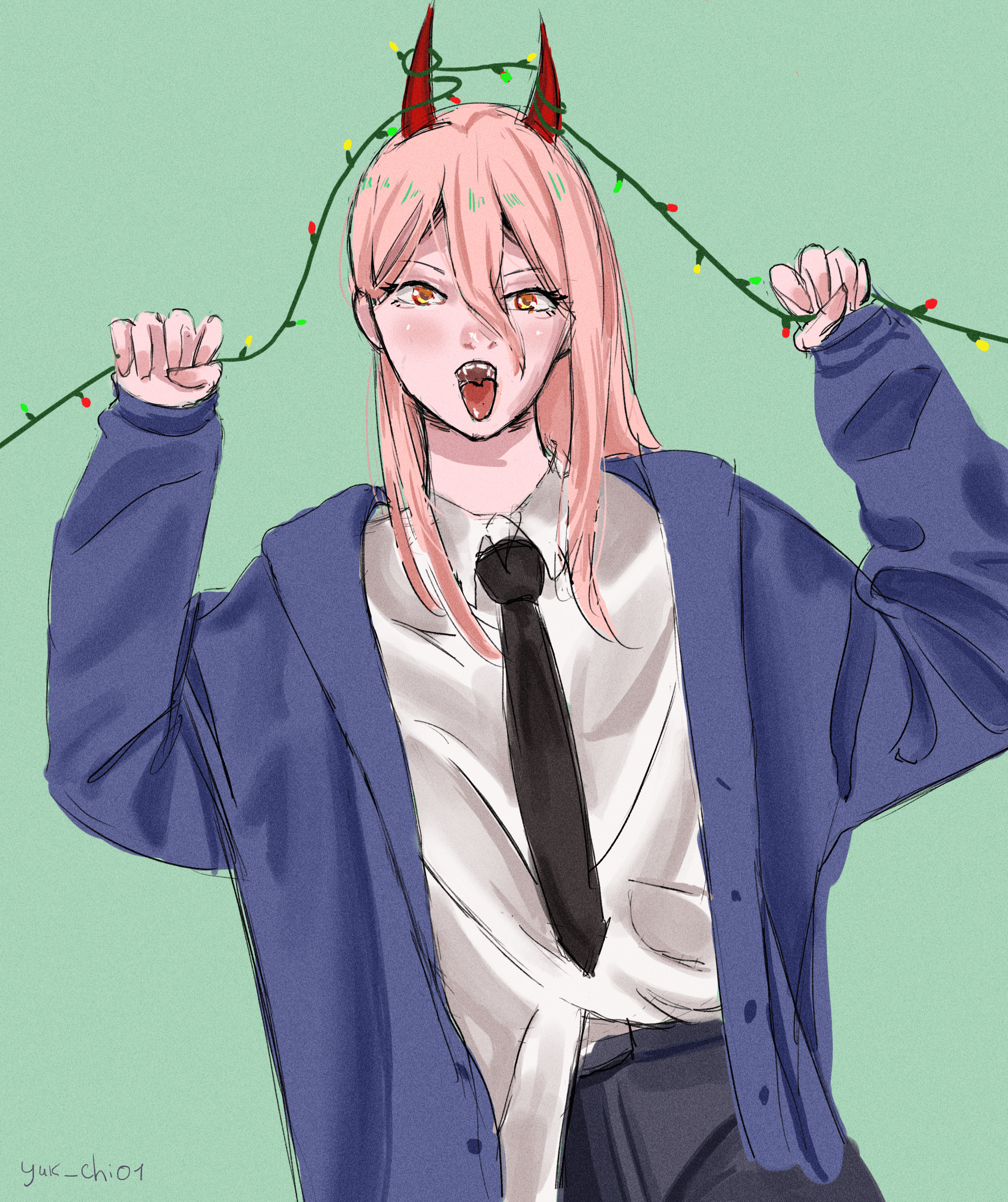 Power fanart [Chainsaw Man] by me