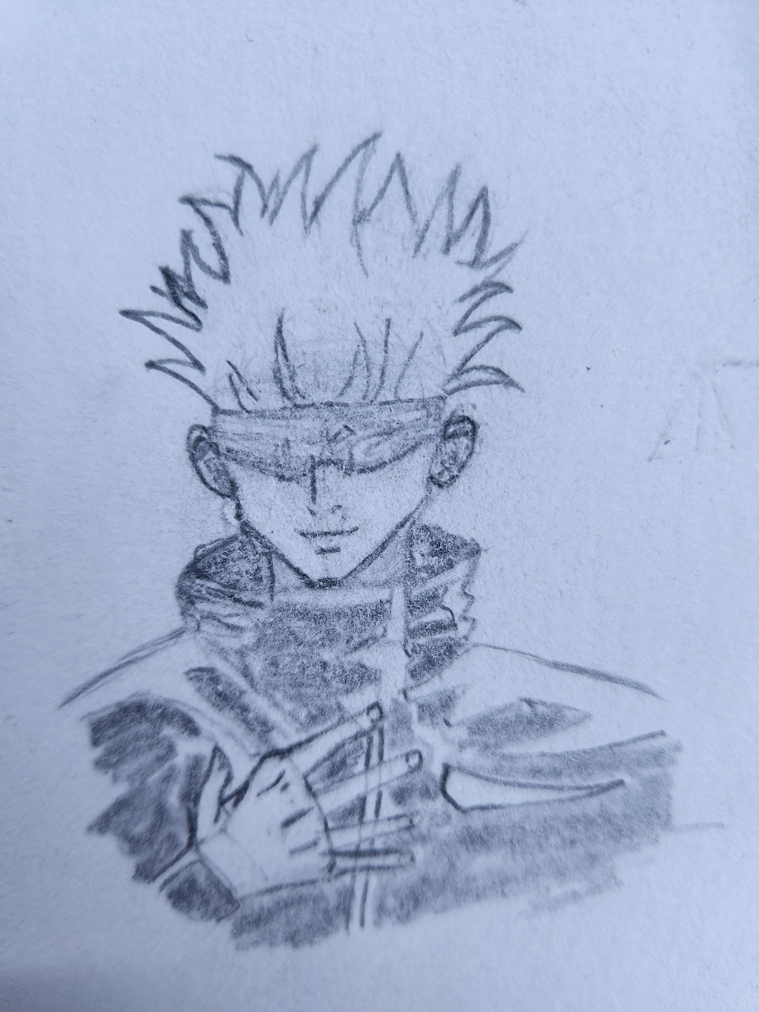 I drew Gojo from JJK