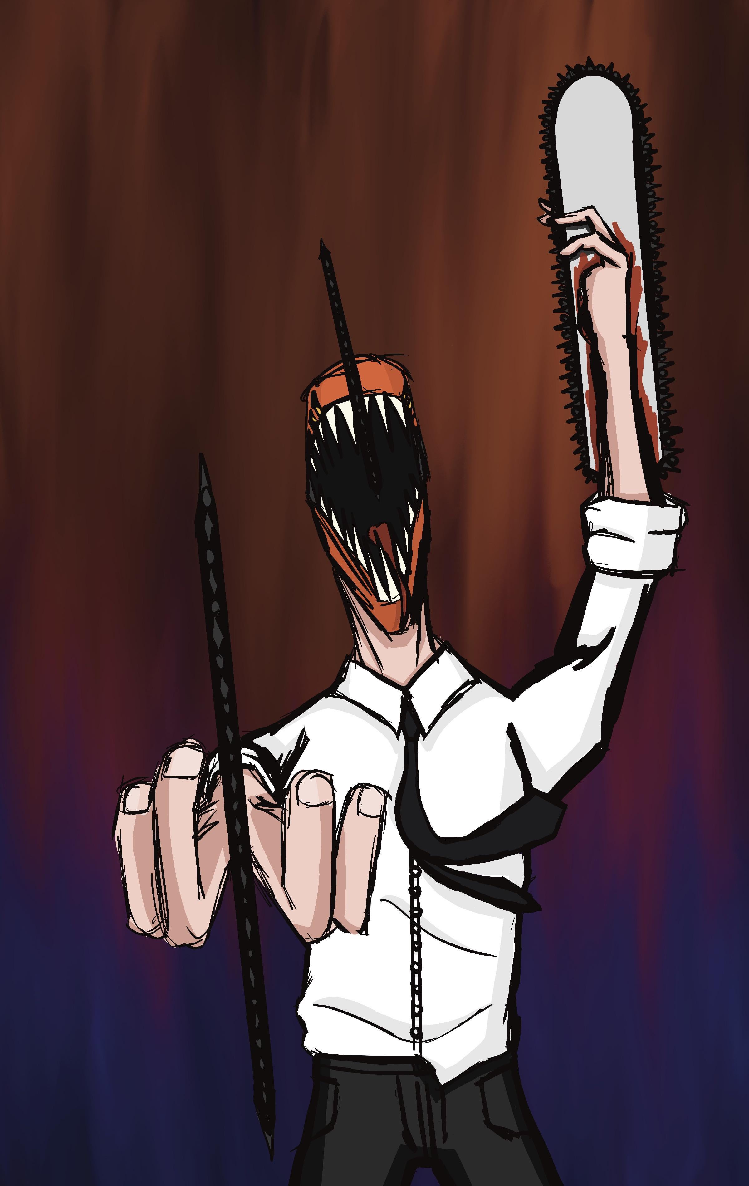 My drawing of Chainsaw Man. What do y’all think?