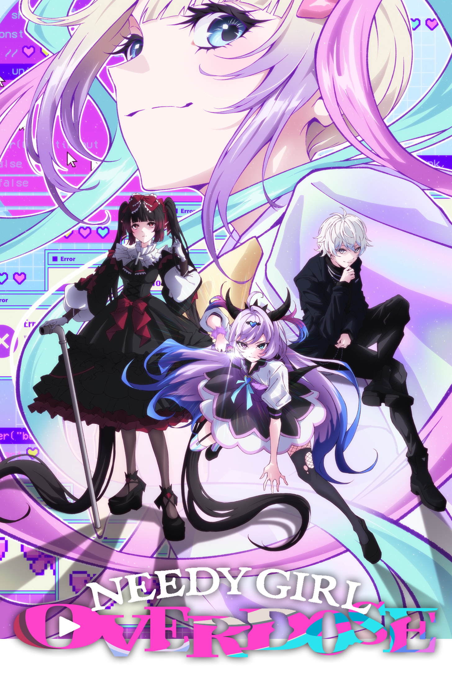 "NEEDY GIRL OVERDOSE" New Key Visual