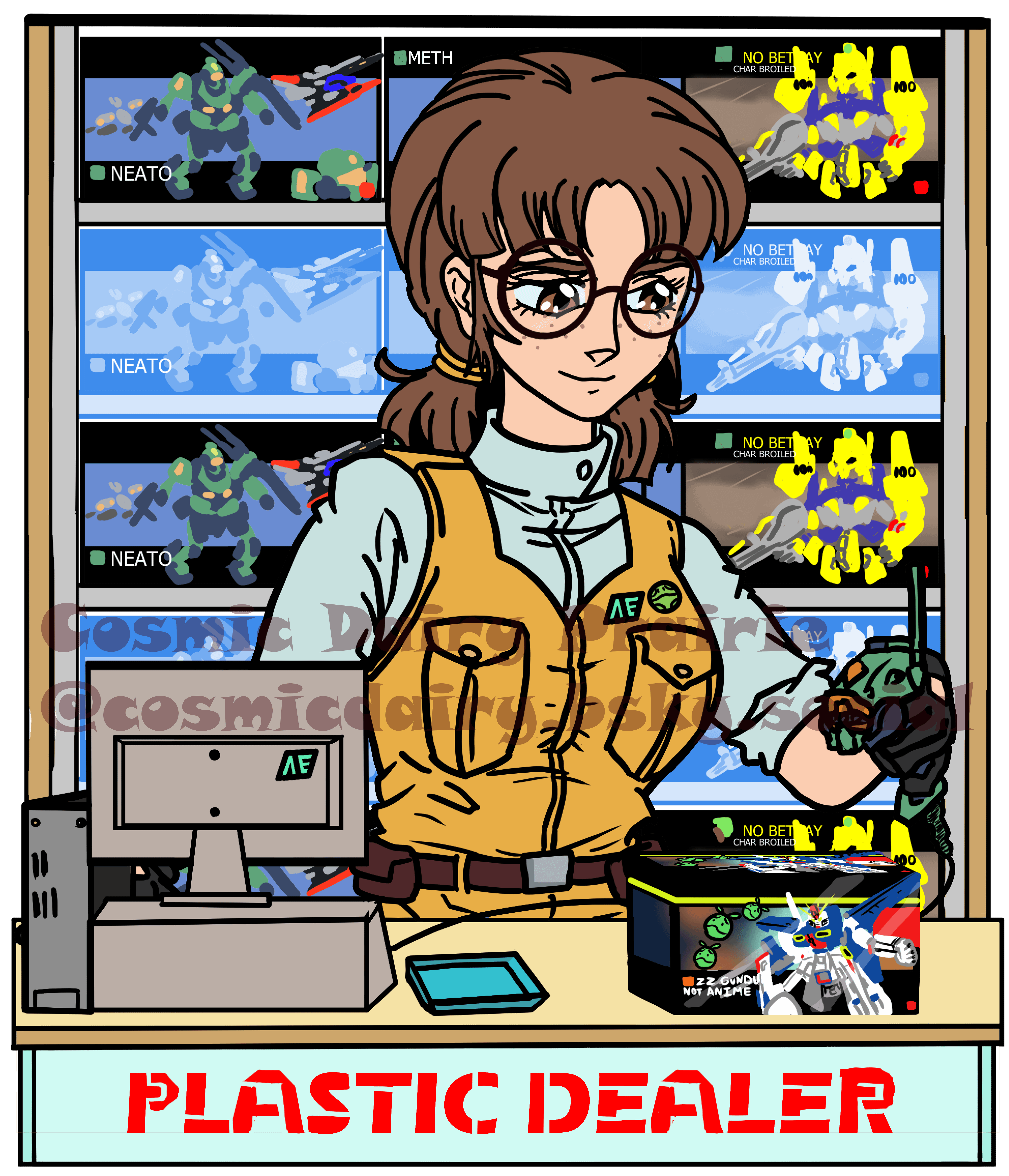 (OC) [Fanart] Milly Childer, Plastic Merchant - Mobile Suit Gundam ZZ