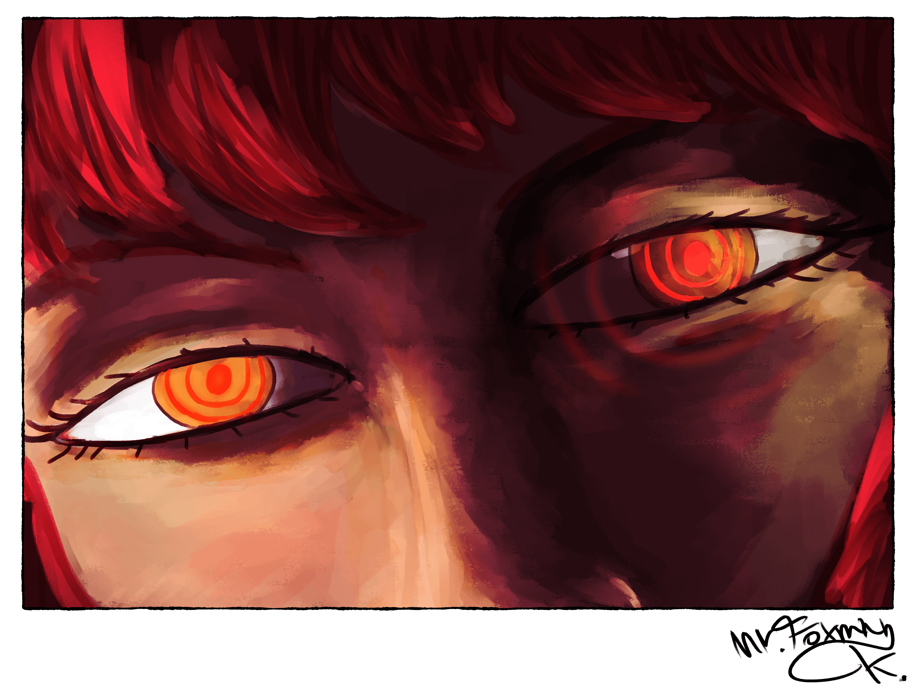 "Eyes of Control" (Chainsaw Man Fanart) /// Art by me