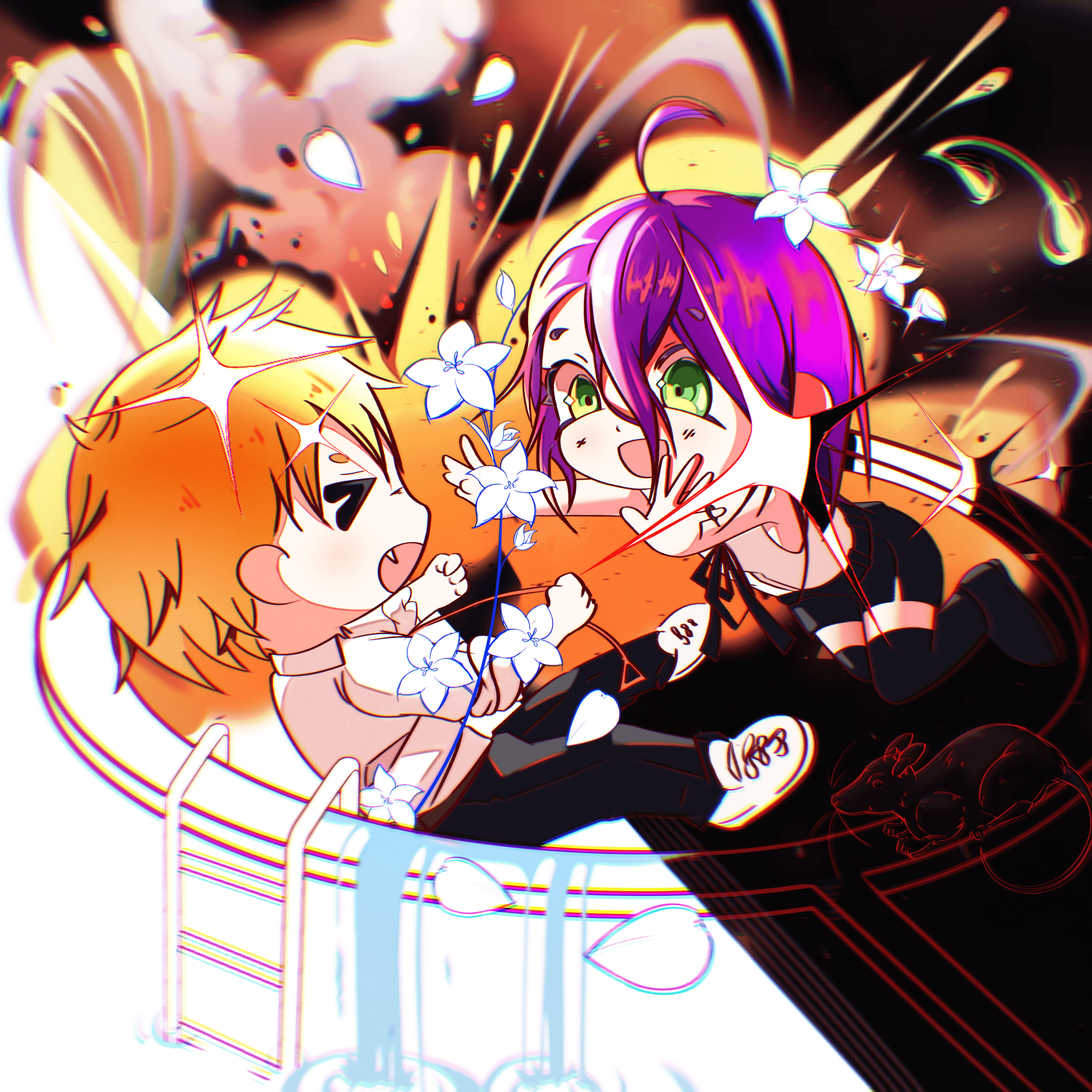 Reze and Denji oc Shuderrs [Chainsawman]