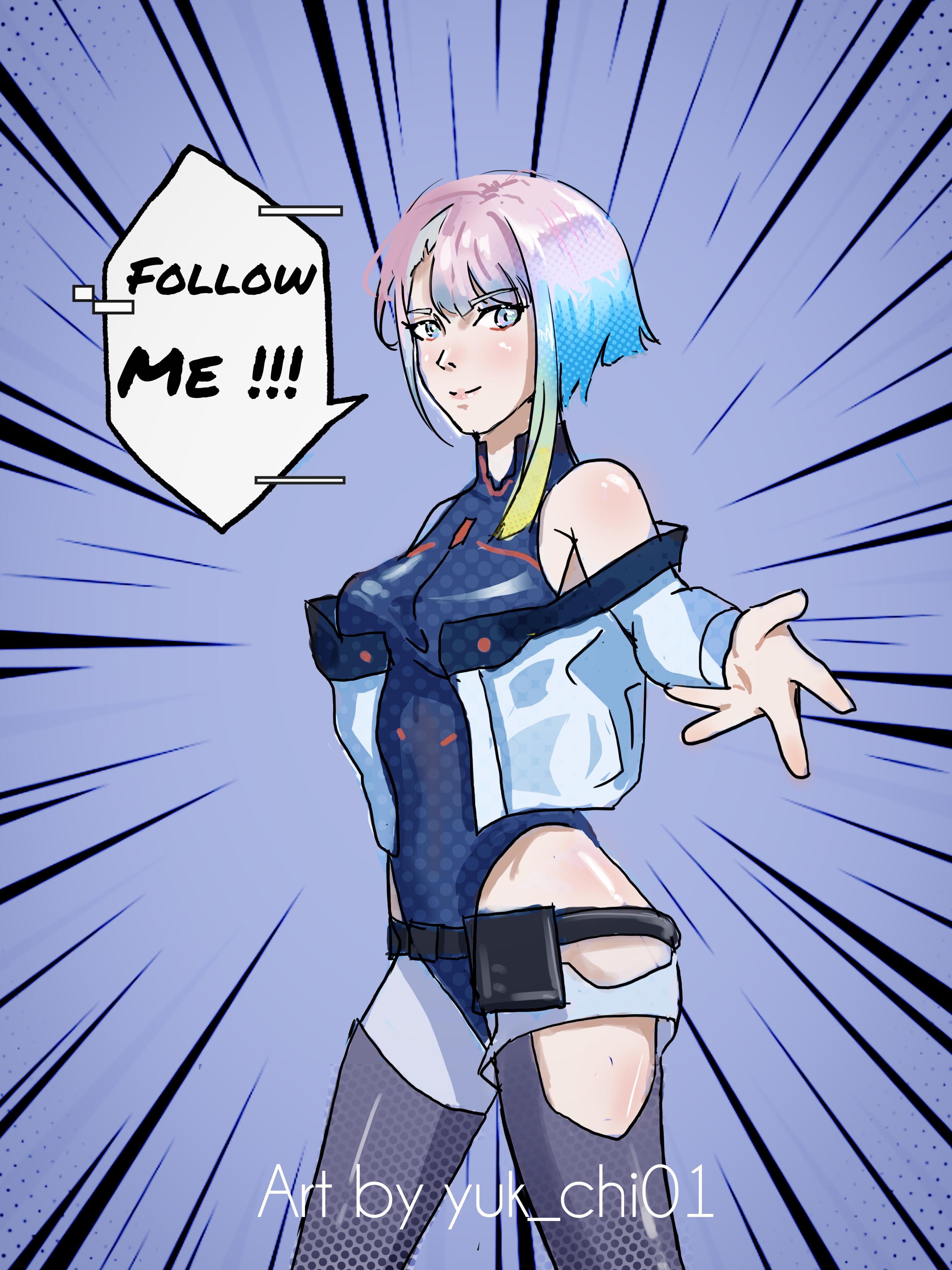 Lucy [Cyberpunk: edgerunners] by me