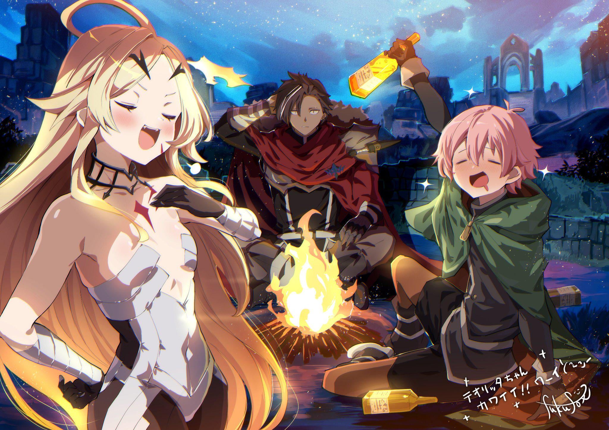SENTENCED TO BE A HERO' New Official Support Illustration by Fuku Kitsune!