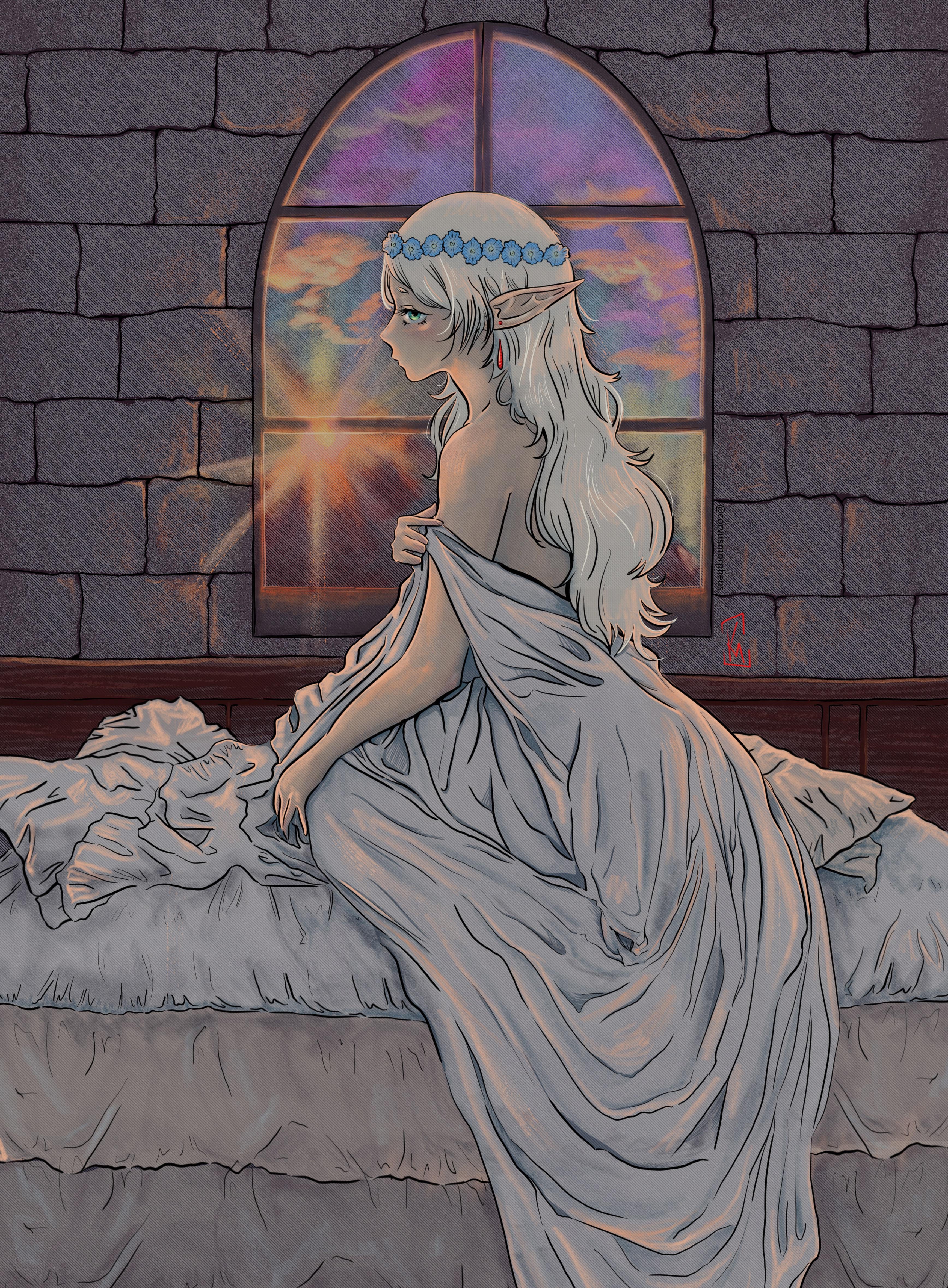 [Frieren: Beyond Journey’s End] Fanart of Frieren (OC)